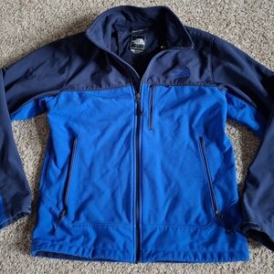 The North Face Men's Small Two-Tone Blue Mid-weight Jacket